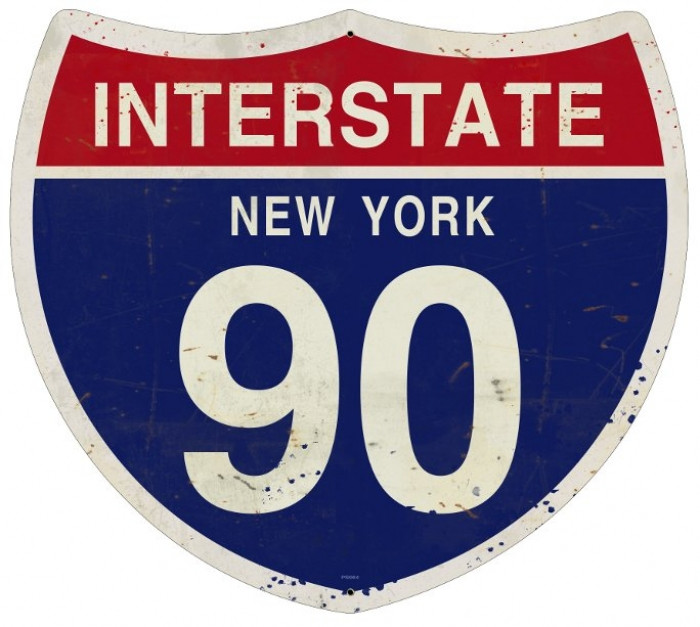 interstate 90 sign