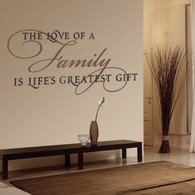 Love of a Family Wall Decal