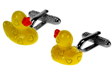 Yellow Rubber Duck Cufflinks