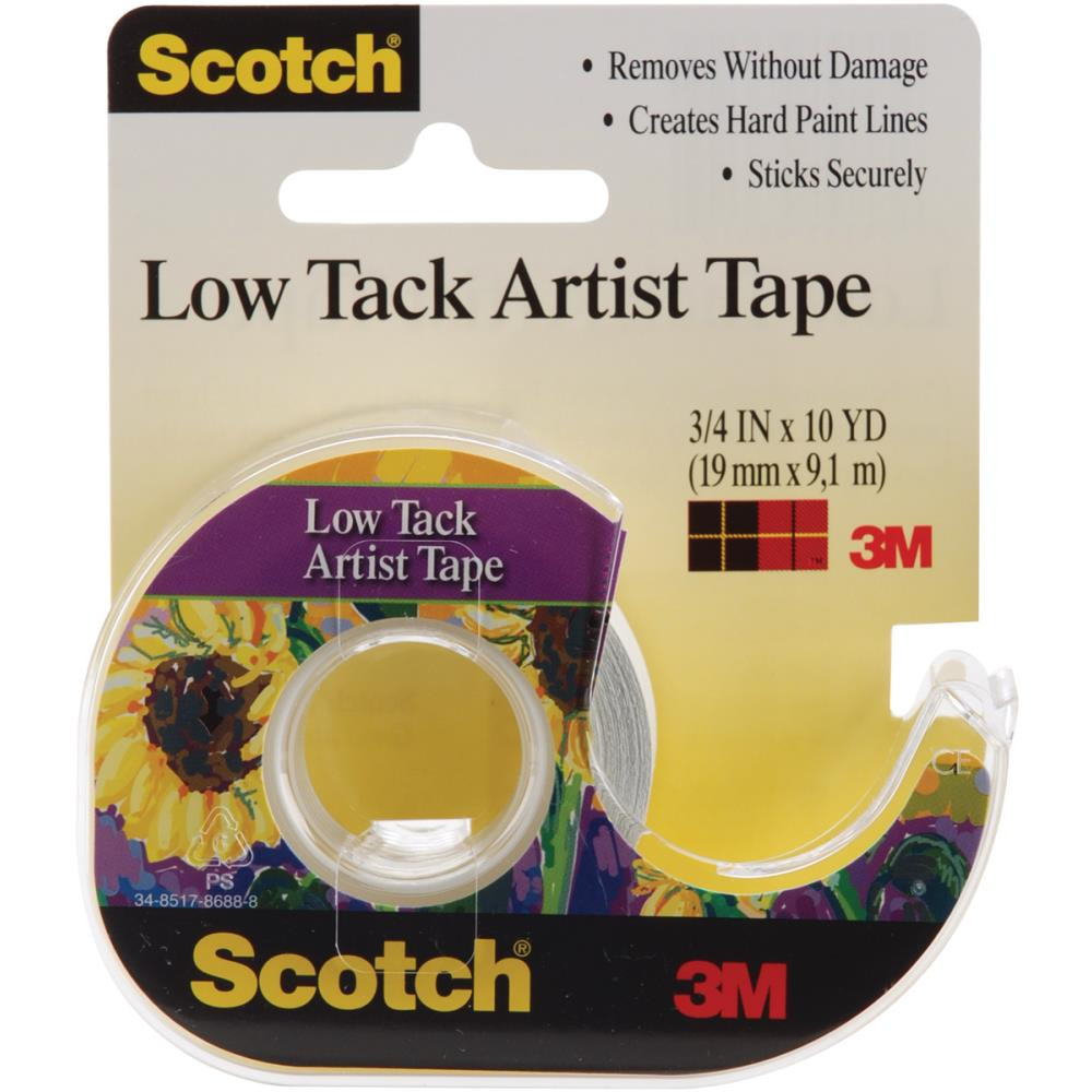 scotch low tack artist tape