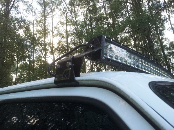 52 LED Light Bar Roof Driving +20 Bumper +4x4 Pods Kit For Nissan Titan  04-14