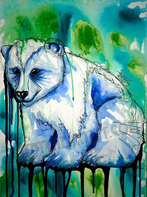 Travis Seibolt "Purity" Polar Bear Signed Giclee on Canvas Travis Seibolt "Purity" Polar Bear Signed Giclee on Canvas