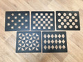 Quarter Markers Stencil Set of 5