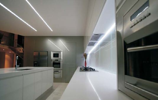 LED strip light examples and ideas | Under Cabinet and Counter