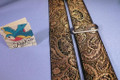 Gold and Black Paisley on Black