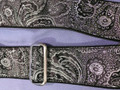 Black and Silver Paisley