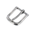 1035 25mm Nickel Matte, Heel Bar Buckle, Solid Brass