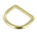 DR030 30mm Natural Brass, D-Ring, Solid Brass