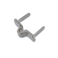 H06 Nickel Matte, Handle Holder, Solid Brass