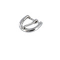 10168 3/4" Nickel Plate, Heel Bar Buckle, Solid Brass