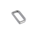 20177 30mm Nickel Matte, Belt Loop, Solid Brass