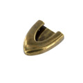B1285 30mm Antique Brass, Belt Tip, Solid Brass
