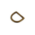DR012 3/4" Extra Dark Antique Brass, D-Ring, Solid Brass