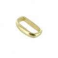 SL120 30mm Natural Brass, Belt Loop, Solid Brass