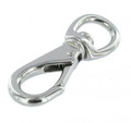 251 5/8" Nickel Plate, Swivel Lever Snap, Solid Brass