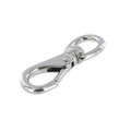 251 7/16" Nickel Plate, Swivel Lever Snap, Solid Brass