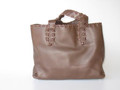 Leather Tote Bag 300B Brown