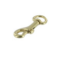 3001A 1/2"  Natural Brass, Swivel Bolt Snap, Solid Brass