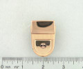 M28813 MGS/MP Brushed Brass, Key Lock