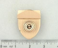 M3887-613-10 Brushed Brass, Key Lock, Crimp on Hasp