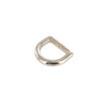 G12621 5/8" Light Gold Plate,  D-Ring, Solid Zinc