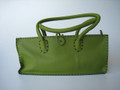 Leather Doctor Green With Purple Trim