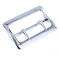 4430 2 1/4" Chrome Plated, Double Tongue Buckle, Solid Brass-LL