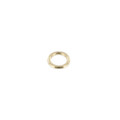 G1802 8mm Light Gold Plate, O-Ring, Solid Zinc