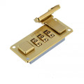 Z6610-10/MGS/MR Brushed Brass, Combination Lock
