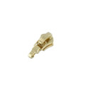 Riri Snodo 7 Zipper Pull, Brass Plate GC, Fits Riri Metal 4 Zipper