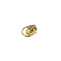 Riri Anello 12 Bata Zipper Pull, Brass Plate GC, Fits Riri Metal 4 Zipper