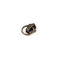 Riri Anello 12 Bata Zipper Pull, Antique Brass Plate AM, Fits Riri Metal 4 Zipper