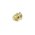 Riri Anello 12 Bata Zipper Pull, Brass Plate GC, Fits Riri Metal 6 Zipper