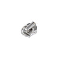 Riri Anello 12 Bata Zipper Pull, Nickel Plate NI, Fits Riri Metal 6 Zipper