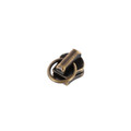 Riri Anello 12 Bata Zipper Pull, Antique Brass Plate AM, Fits Riri Metal 6 Zipper
