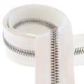 Metal 8 Riri Zipper, Continuous Chain, Cotton Dyeable, Nickel Teeth (NI)