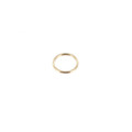 G0709 12mm Light Gold Plate, O Ring, Solid Zinc
