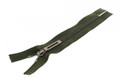 Metal 6 Riri Zipper, Closed End, Nickel Antique Brass (BR), Olive, Stab Pull
