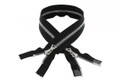 Metal 6 Riri Zipper, Two Way Seperating, Nickel Matte Teeth (NM), Black, Flach Pulls