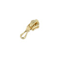 Riri Gebog 06 Zipper Pull, Brass Plate GC, Fits Riri Metal 6 Zipper