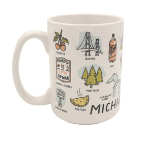 michigan things mug