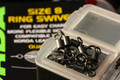 Korda Size 8 Flexi Ring Swivel Pack of 8
