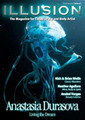 Illusion 12 $29.95
Cover artist Anastasia Durasova shows her creative artwork and underwater body art illusions.

Spotlight artist Heather Aguilera shares her powerful spiritual art

Step by Step Rainbow Unicorn designs, FABAIC 2010 Review, Extreme beauty by Anabel Vargas and so much more!