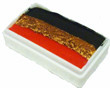 1 Stroke Burlesque, Red, Old Gold & Black 30g - custom made for Always Wicked Art!