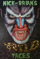 This is a great new book by the world champion face and body painters, Nick and Brian Wolfe. 
16 Awesome Animal Face designs in full colour step by step photos. 
Designs include :-
Mandrill, Bull/ cow , Piglet, Horse , Husky Dog 
Elephant , Lion , Teddy Bear , Shark , Squirrel 
Tree frog , Sea horse , Parrot /Maccaw ,
Rooster , Sea Turtle (this is one of my favourites- very realistic and very cool) , Tiger Beetle 
Komodo Dragon (this would make an awesome Dragon Face / monster Face as well)