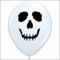 Skull 12cm Latex Balloon 100 pack