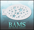 BAN Stars stencil