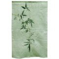 Bamboo Leaves Green Linen Noren