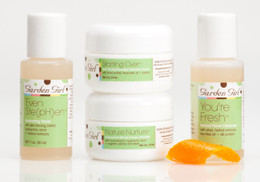 Example of 4 piece travel sized kit