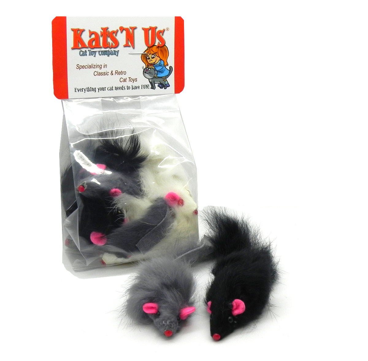 real fur cat toys